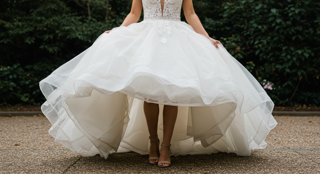 navy blue dress for baby girl Qiysamall White Petticoat Floor-Length Bridal Underskirt for Wedding Dress  Gown Bride main image 0