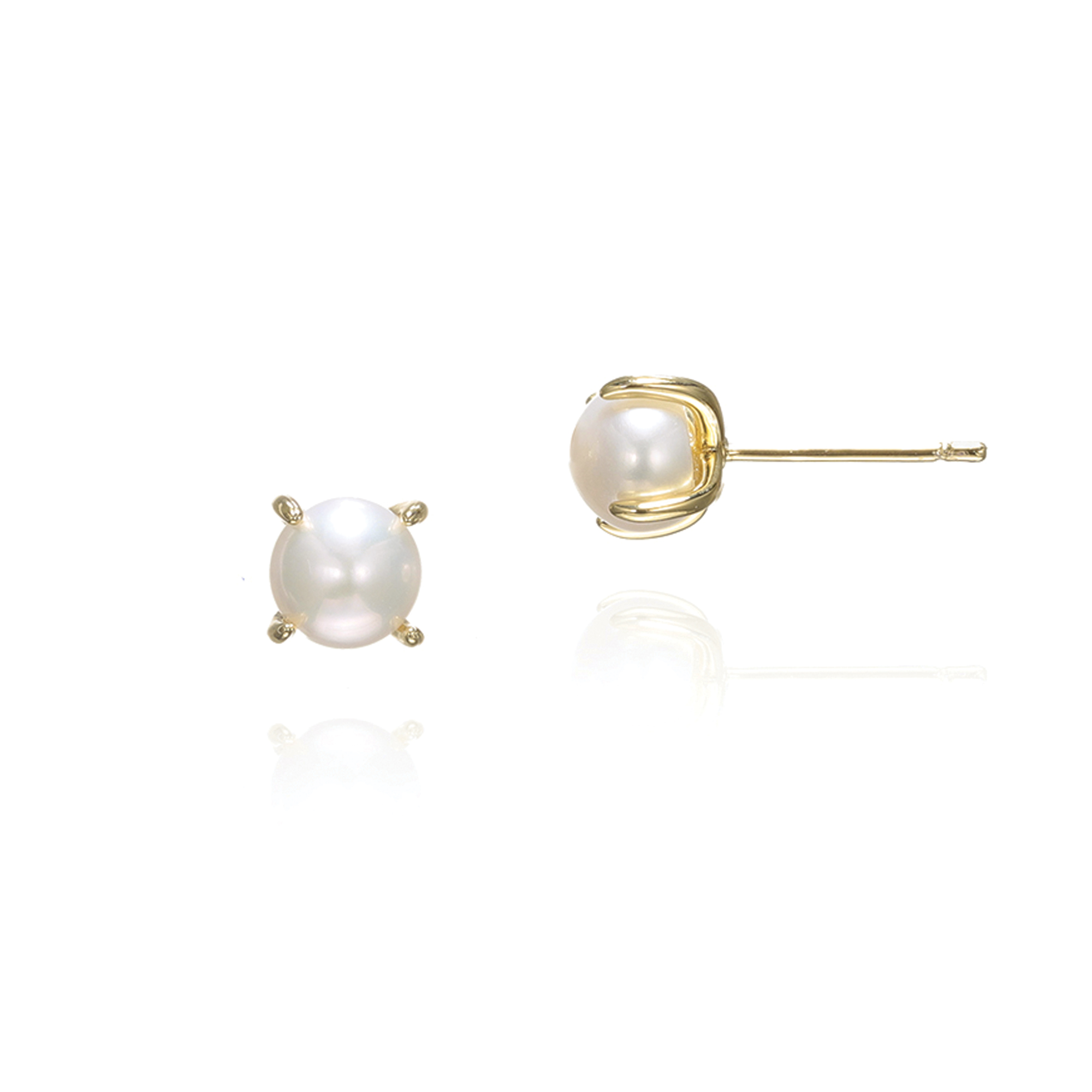 Classic Pearl Wedding Studs – Cairo