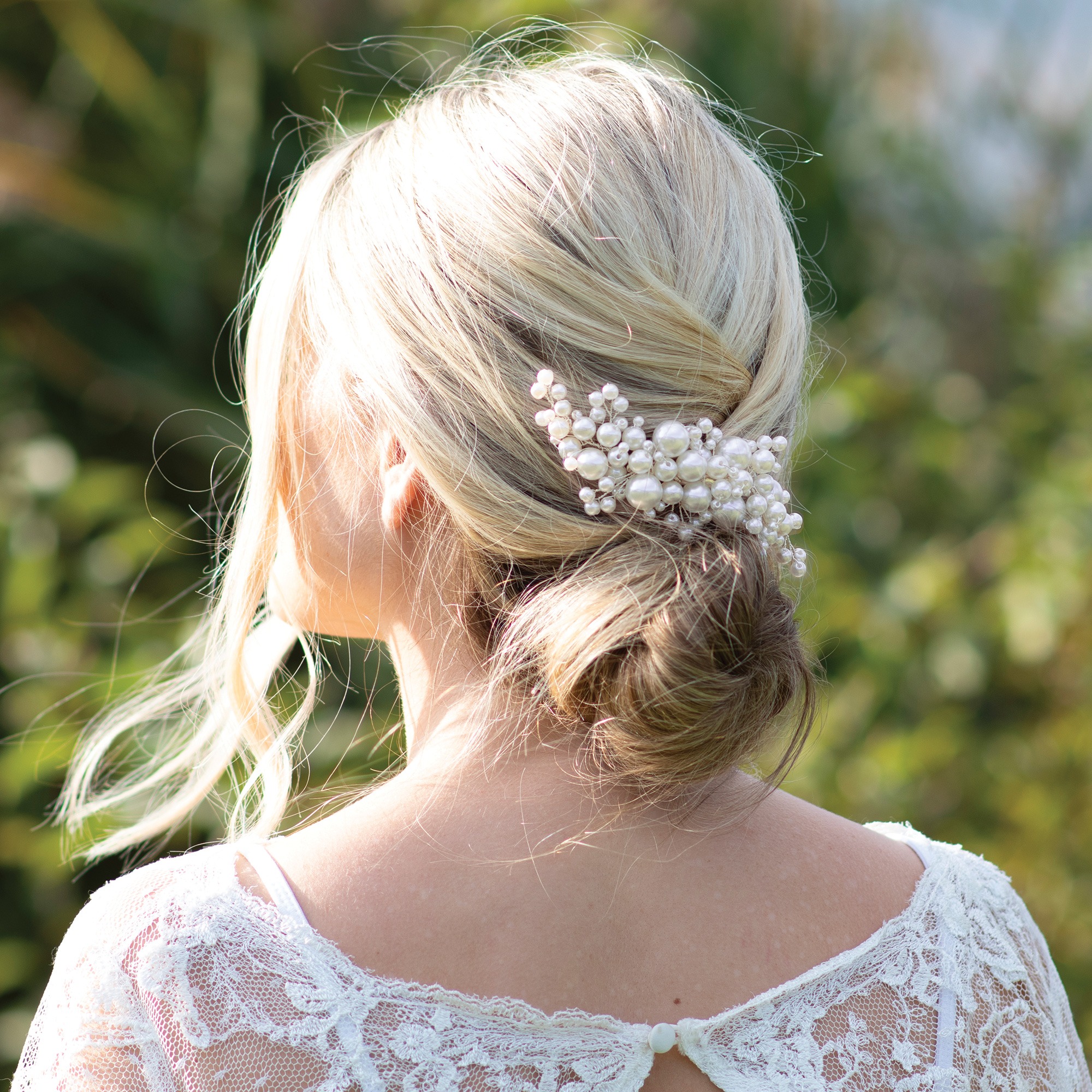 Pearl Bridal Hair Clip – Pearl Blossom