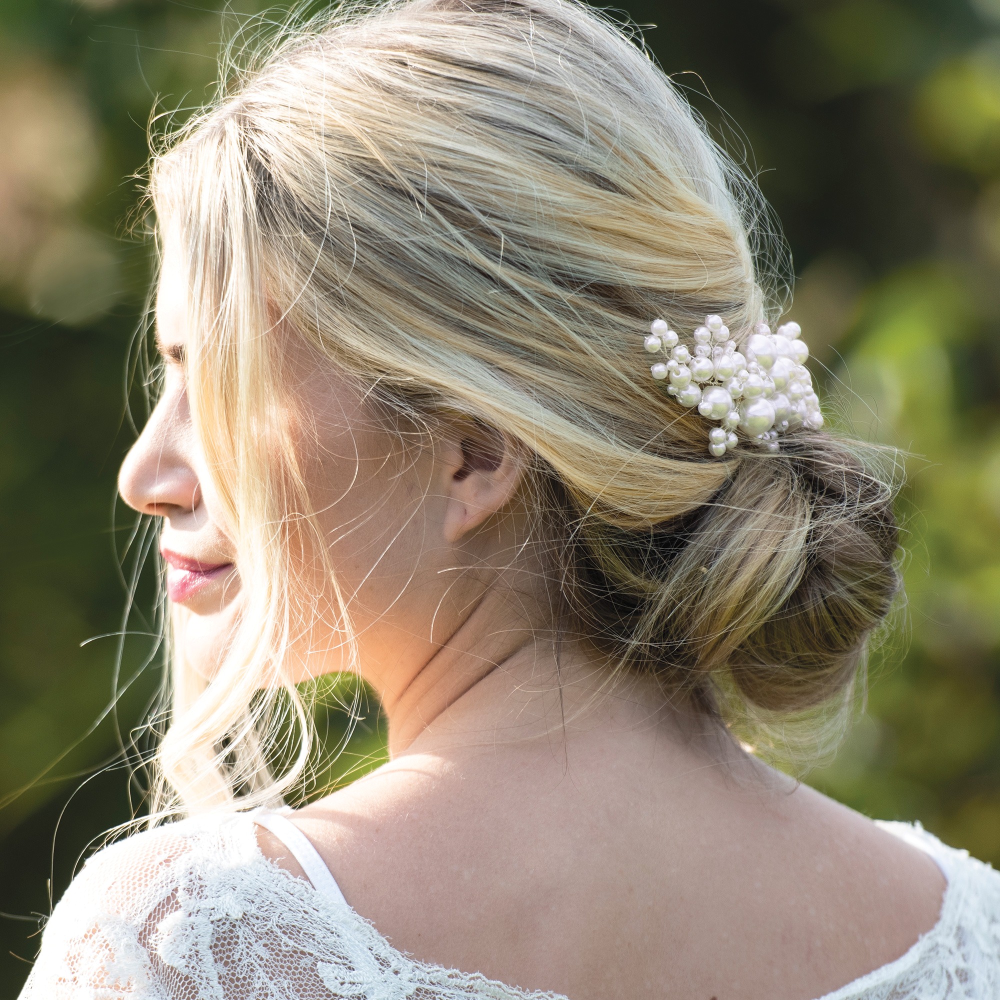Pearl Bridal Hair Clip – Pearl Blossom
