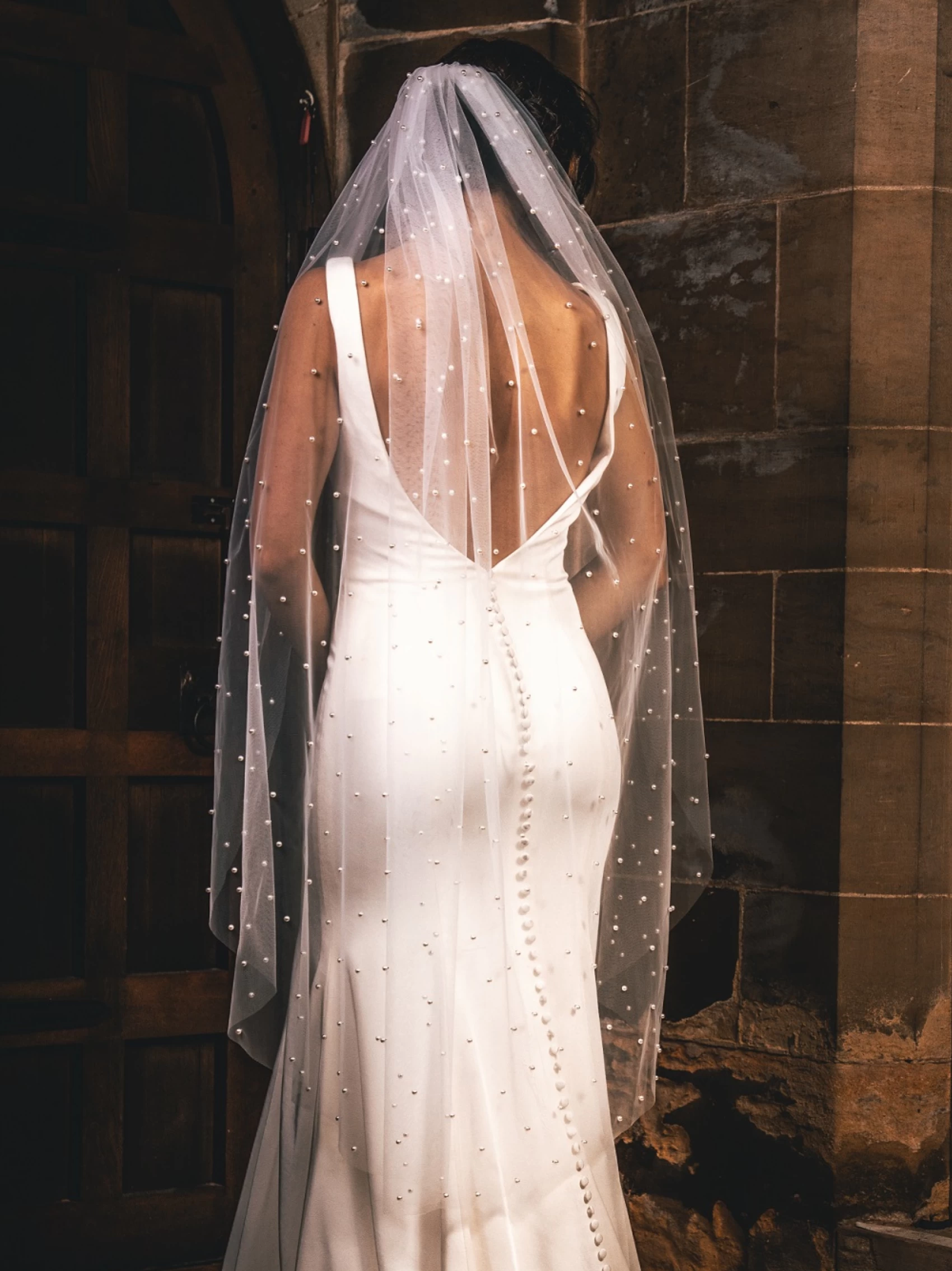 Scattered Pearl Veil PBV9011 140cm