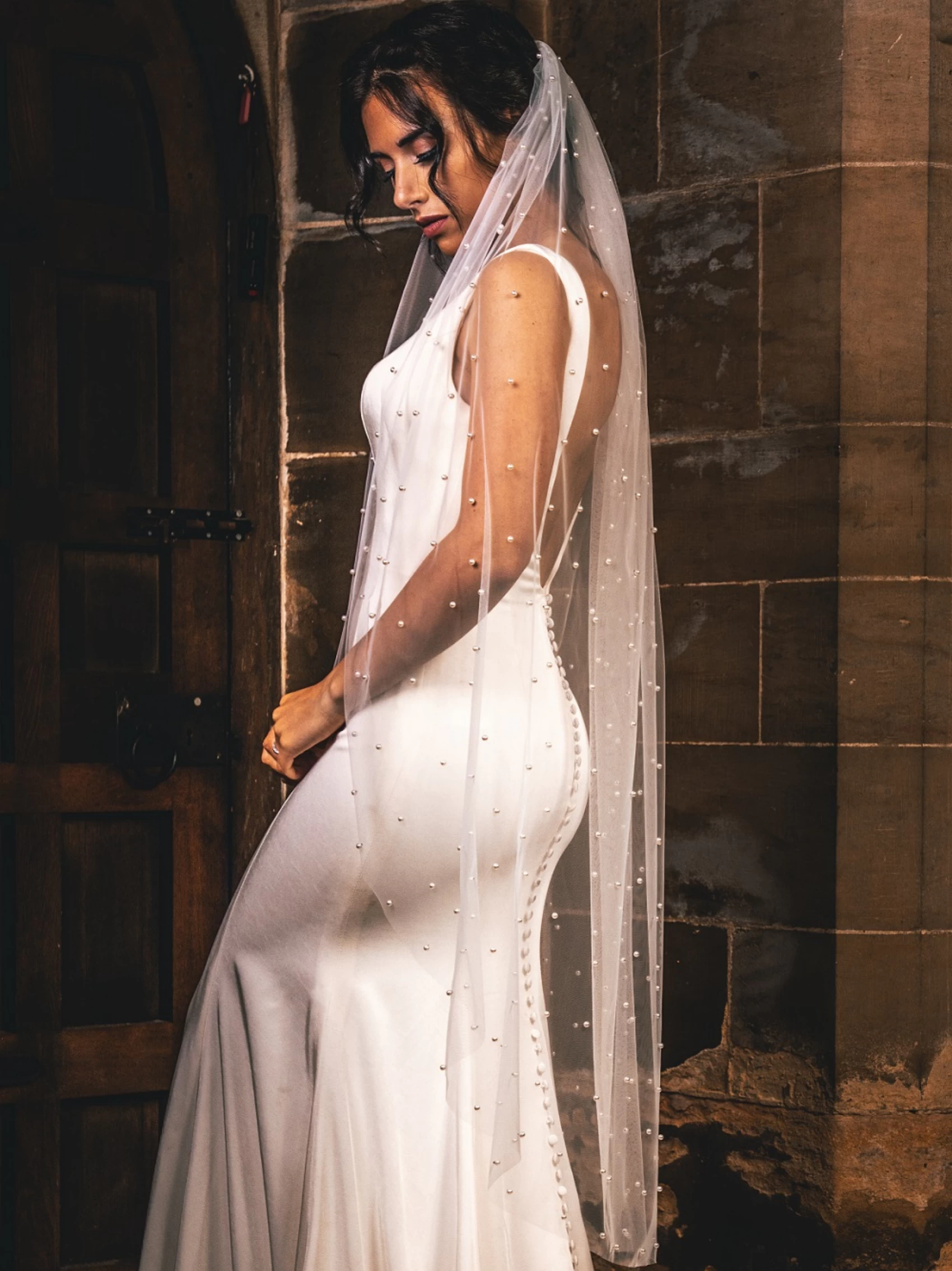 Scattered Pearl Veil PBV9011 140cm